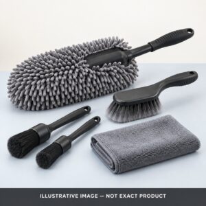 Generic reusable duster-and-brush cleaning kit. Illustrative image; not the exact retail product.